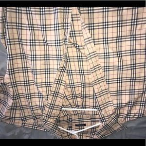 Men’s Burberry XL long sleeve polo